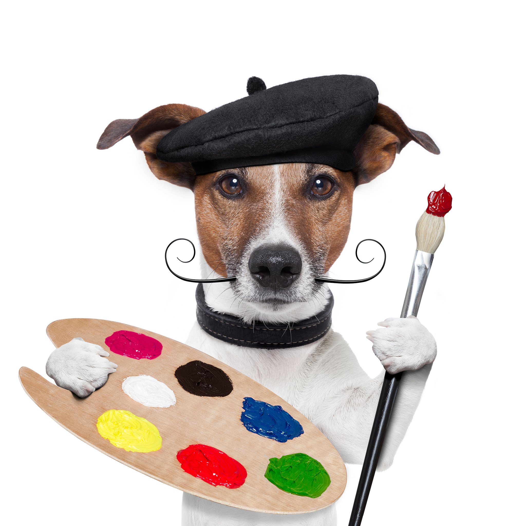 Dog with Ink