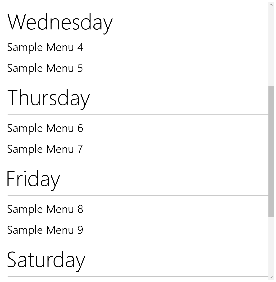 UWP Grouping