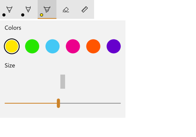 InkToolbar