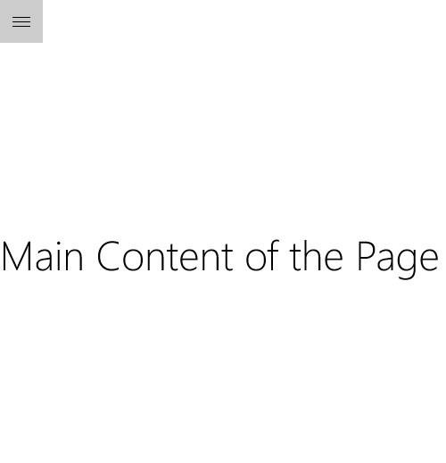 Hamburger Button