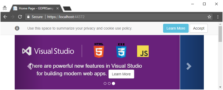 Cookie consent