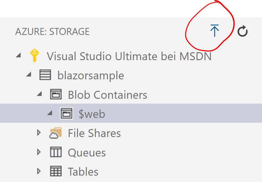 Upload files using Visual Studio Code