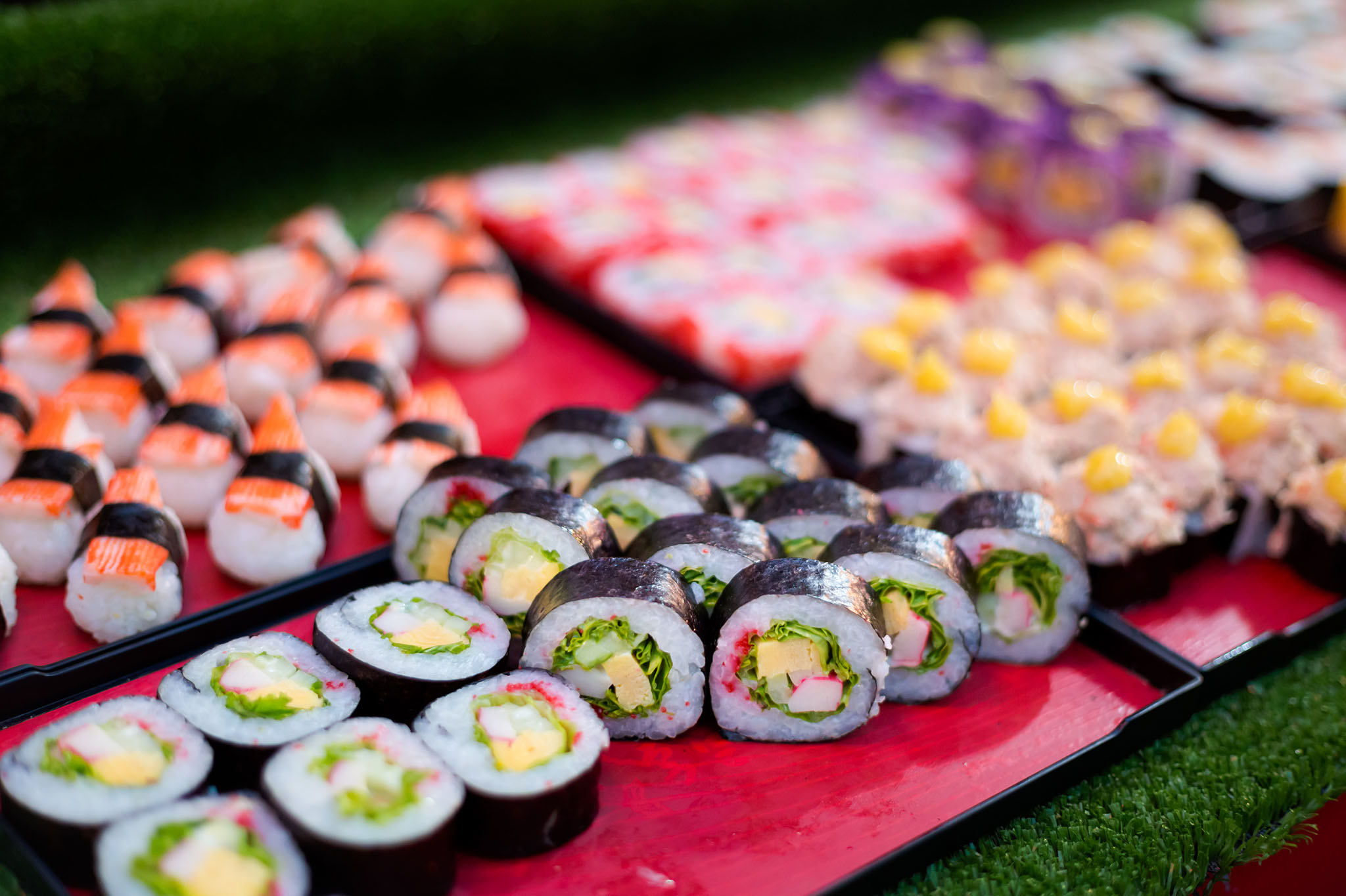 Sushi selection