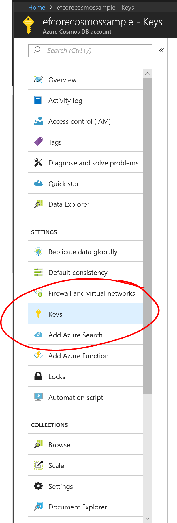 Use Keys and URI