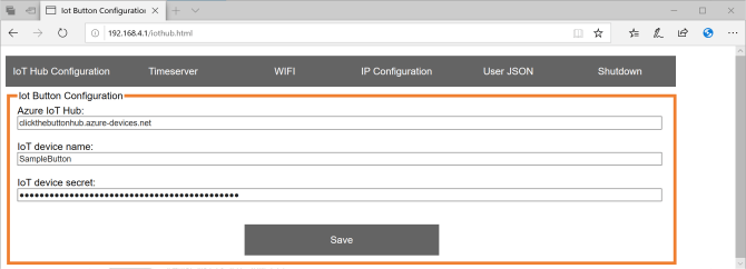 Configure Azure Settings