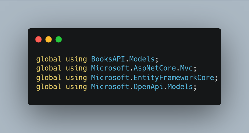 Remaining Namespaces required with Implicit Usings